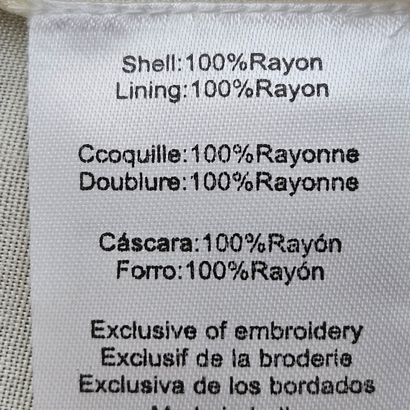 Anthropologie TANVI KEDIA S Caltha Swing DressYellow Red Beaded Boho Print EUC - Picture 12 of 12